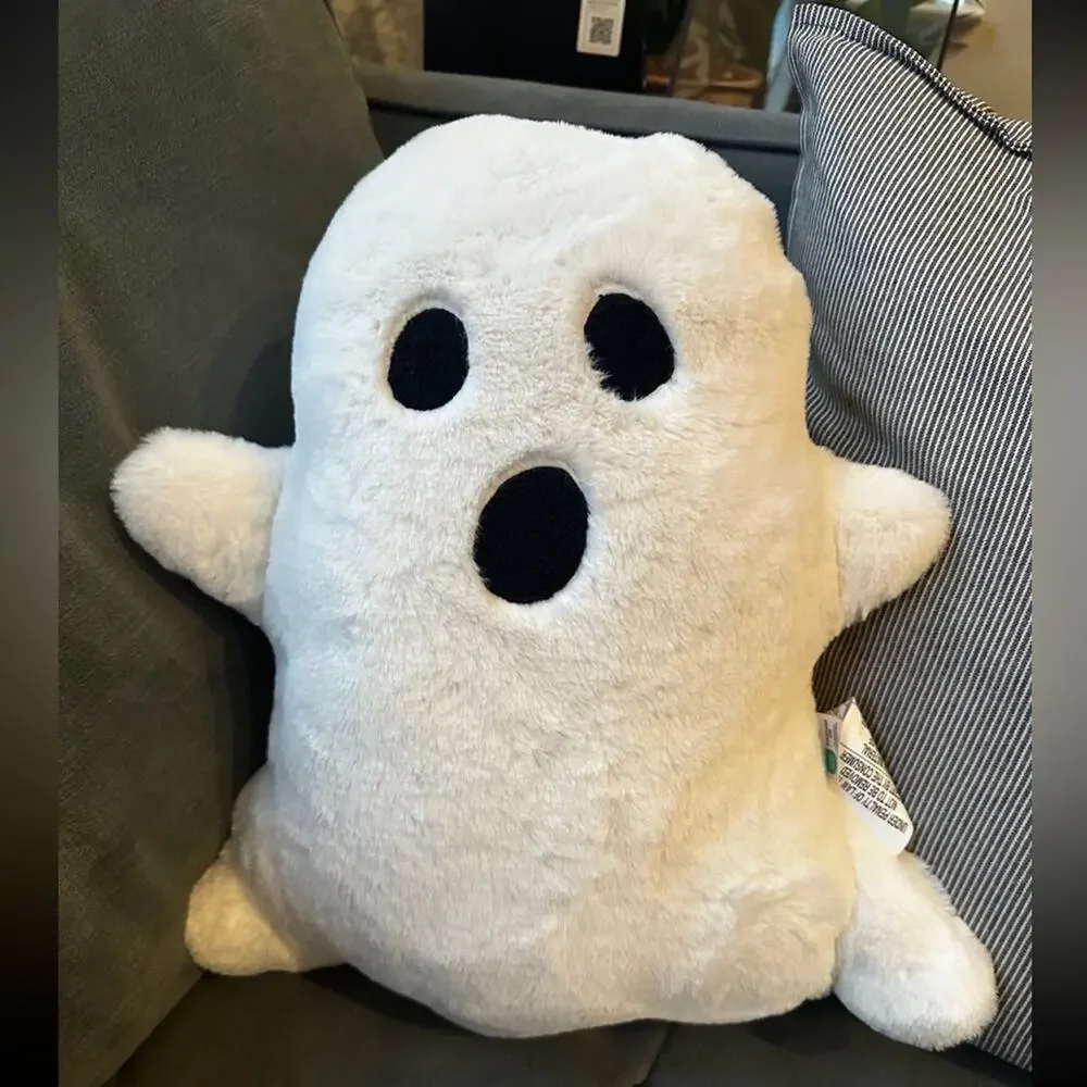White Ghost Accent Pillow Costco